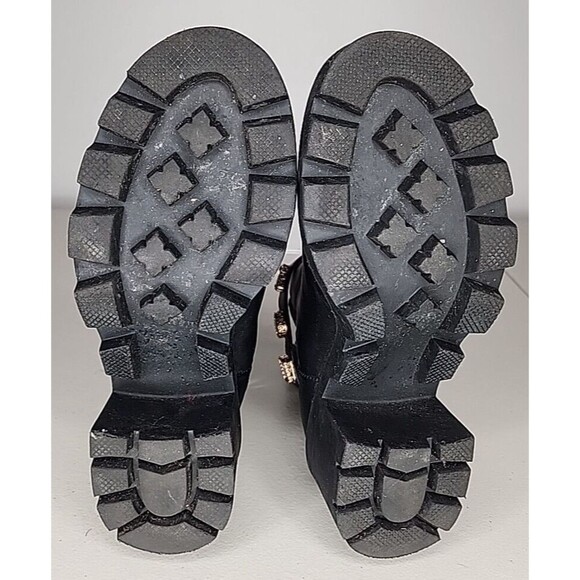 Steve Madden Womens Black Amulet Block Heel Chelsea Ankle Boots US 7 M - Picture 6 of 7